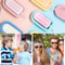 Silicone Popsicle Molds Set Reusable Ice Pop Molds for DIY Ice Cream Maker