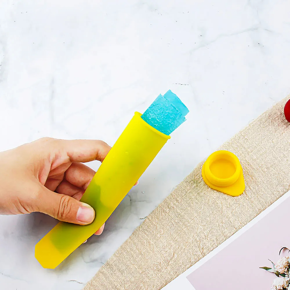 Silicone Popsicle Maker Mould Food Grade Ice Pop Mould For Homemade Frozen Treats 4