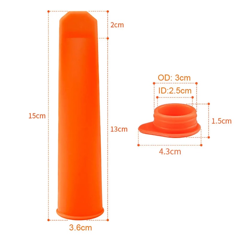 Silicone Popsicle Maker Mould Food Grade Ice Pop Mould For Homemade Frozen Treats 8