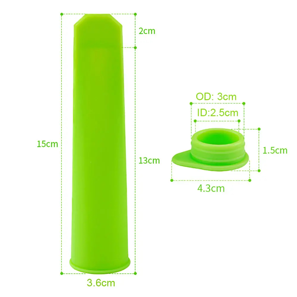 Silicone Popsicle Maker Mould Food Grade Ice Pop Mould For Homemade Frozen Treats 6