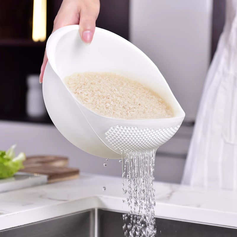 Multifunction Kitchen Rice Vegetable Strainer Colander With Handles 2