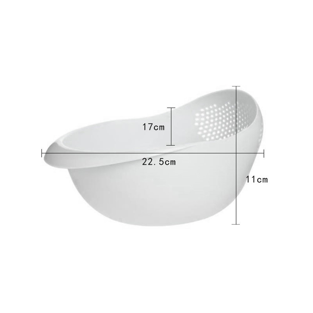 Multifunction Kitchen Rice Vegetable Strainer Colander With Handles 6