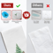 Linen Feel Disposable Christmas Napkins With Tree Design 3