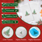 Linen Feel Disposable Christmas Napkins With Tree Design 4