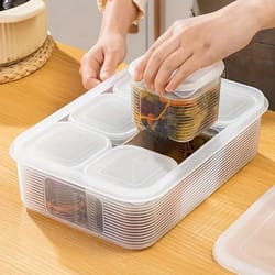 airtight fridge organizer & refrigerator storage box