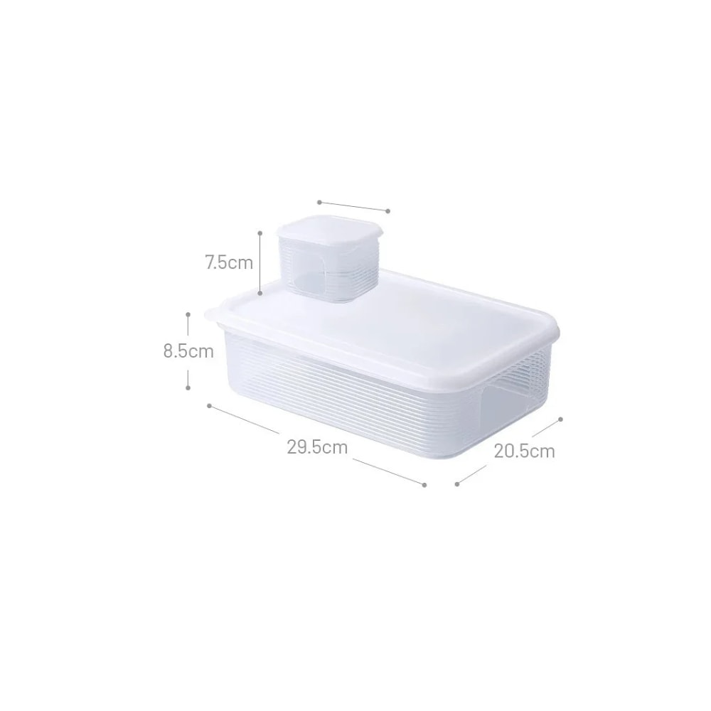 Airtight Fridge Organizer & Refrigerator Storage Box