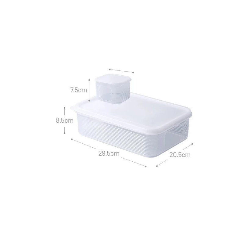 Airtight Fridge Organizer & Refrigerator Storage Box