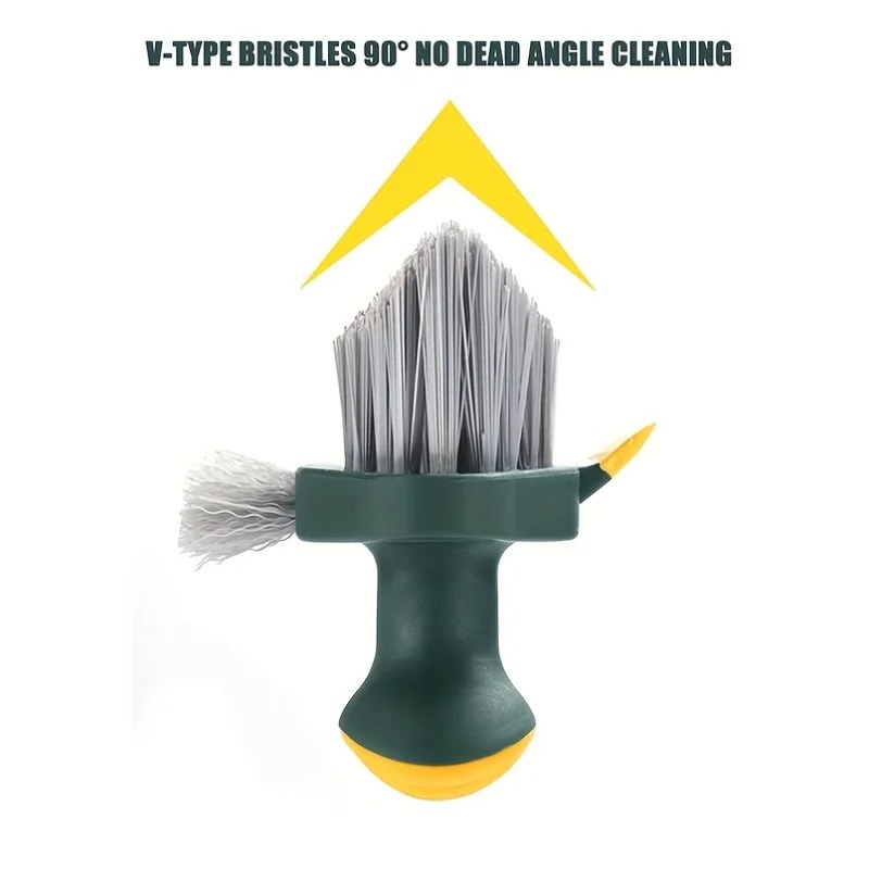 Heavy Duty Gap Cleaning Brush & Squeegee Tool Multifunction Home & Tile Cleaner