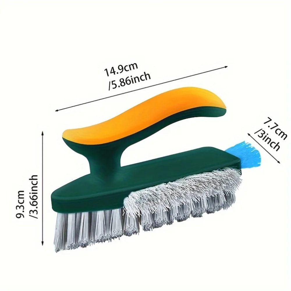 Heavy Duty Gap Cleaning Brush & Squeegee Tool Multifunction Home & Tile Cleaner