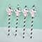 Cow Print Straws for Farm Birthday Party Supplies and Barnyard Decor