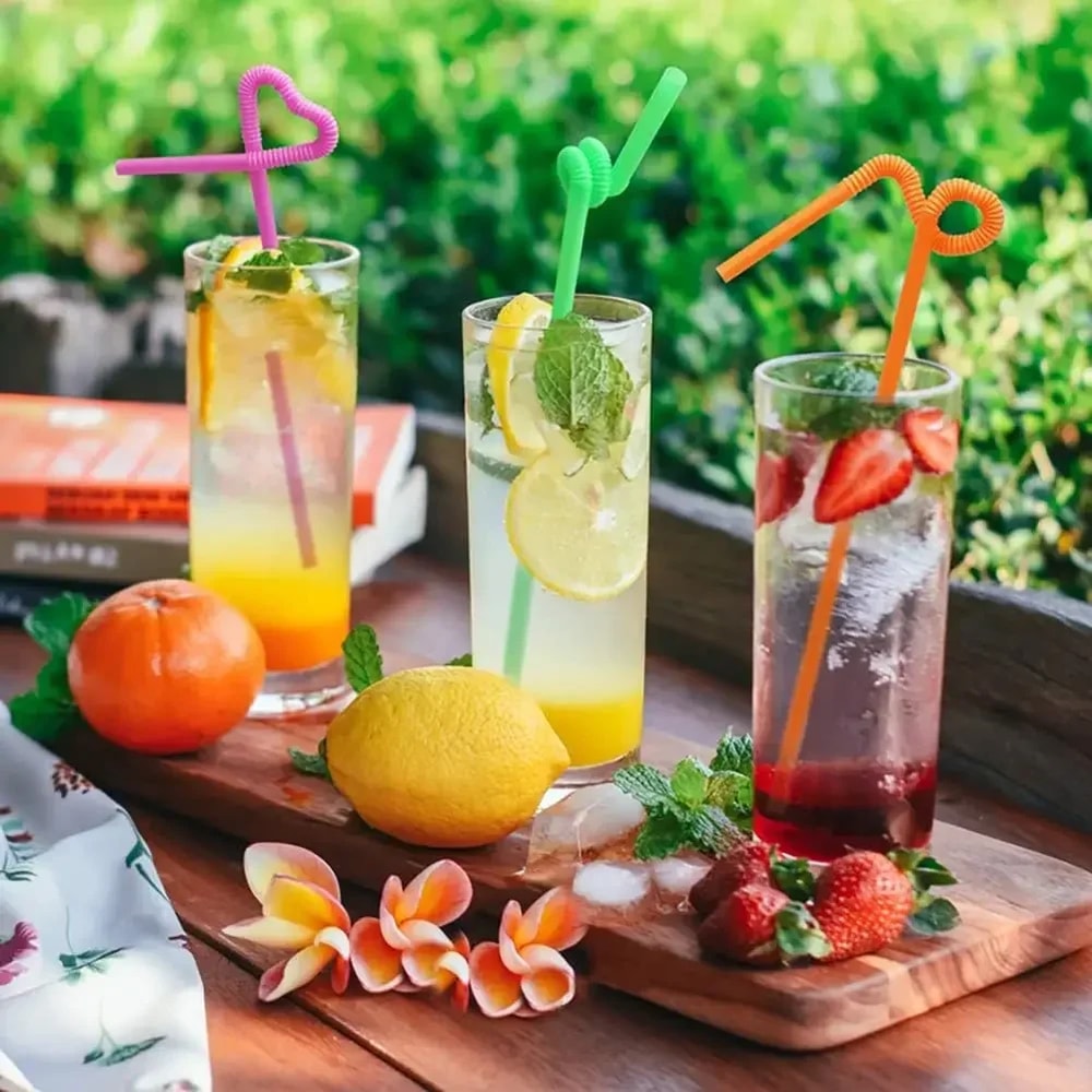 Bulk Plastic Party Cocktail Straws For Weddings Events Everyday Beverages 1
