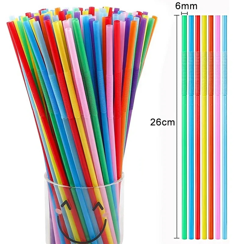 Bulk Plastic Party Cocktail Straws For Weddings Events Everyday Beverages 3