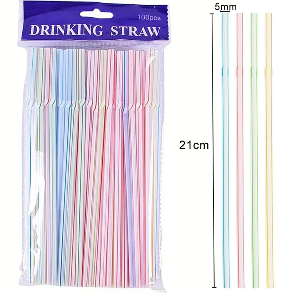 Bulk Plastic Party Cocktail Straws For Weddings Events Everyday Beverages 4