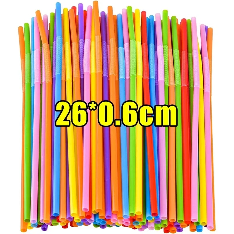 Bulk Plastic Party Cocktail Straws For Weddings Events Everyday Beverages 5
