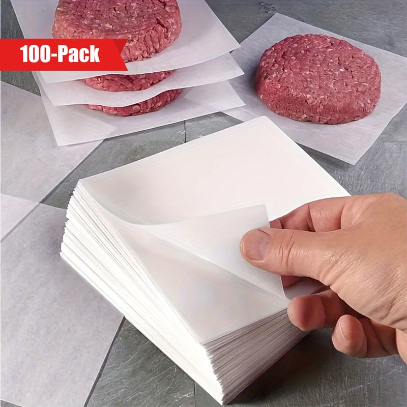 Oil Proof Oven Paper Non Stick Parchment Sheets for Burger Patty Separation