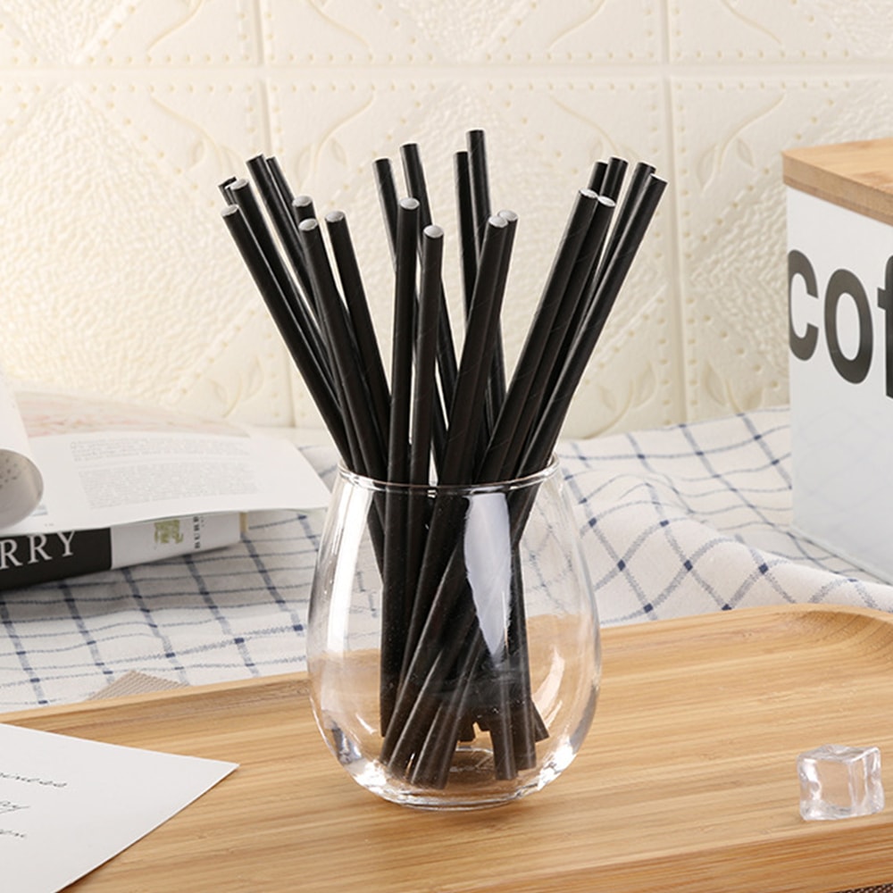 Premium Eco Kraft Paper Straws For Party Wedding Drinks 1