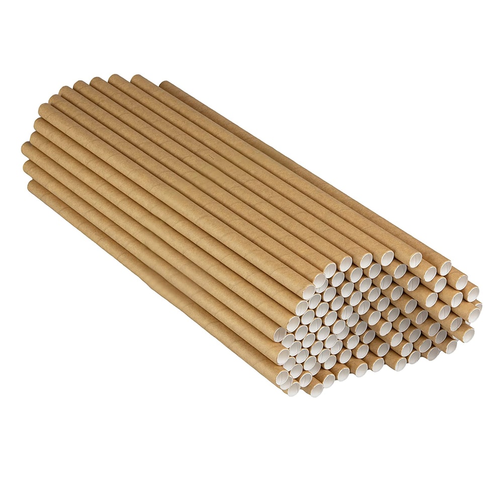 Premium Eco Kraft Paper Straws For Party Wedding Drinks 6