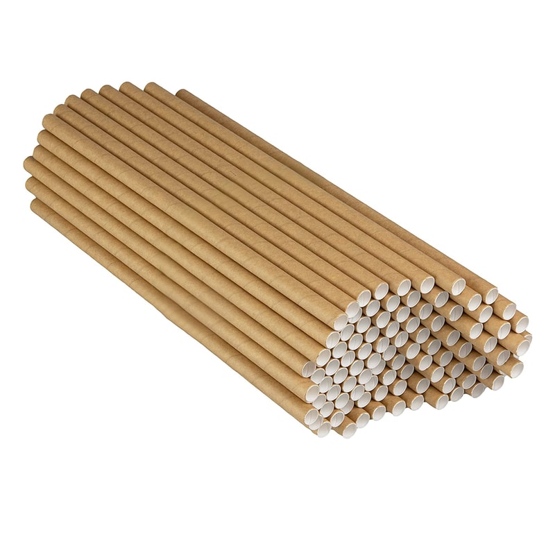 Premium Eco Kraft Paper Straws For Party Wedding Drinks 6