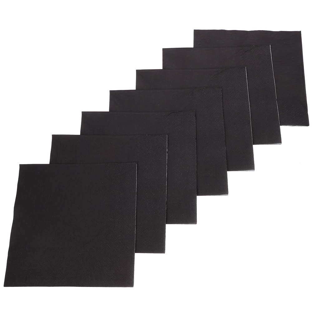 Premium Black Paper Party & Cocktail Napkins Event Napkins