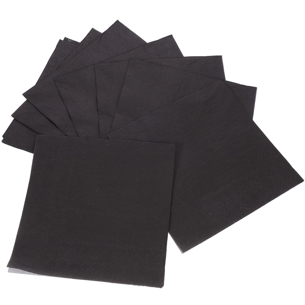 Premium Black Paper Party & Cocktail Napkins Event Napkins