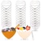 Heart Shaped Dessert Cups Mini Parfait Plastic Mousse Serving Cups 0
