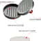 Premium Stainless Steel Burger Press Patty Maker with Wood Handle & Patty Papers