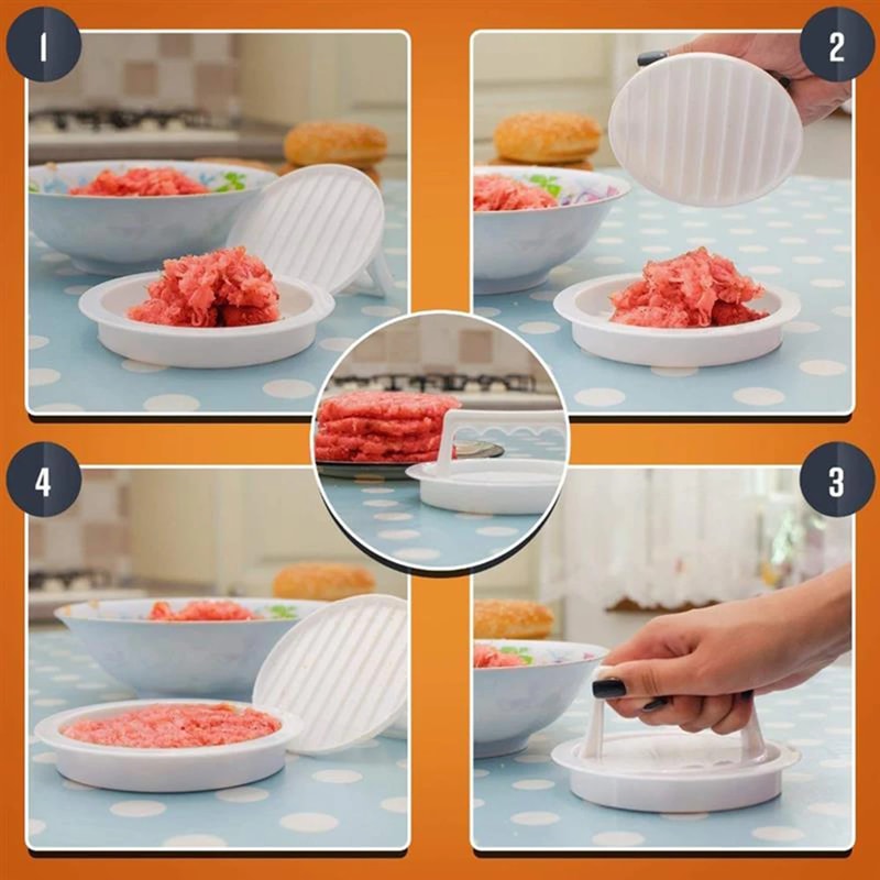 Ultimate Stuffed Burger Maker & Hamburger Press Easy BBQ Grill Tool