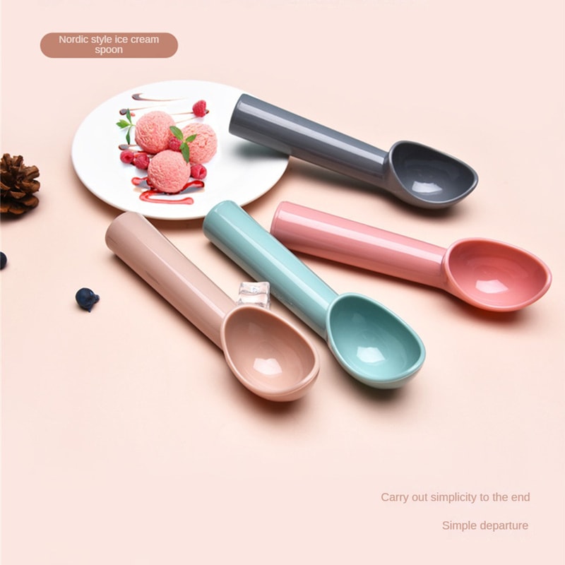 Premium Ergonomic Plastic Ice Cream Scoop Easy Clean Ice Cream Spoon 1