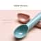Premium Ergonomic Plastic Ice Cream Scoop Easy Clean Ice Cream Spoon 2