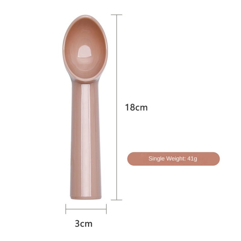 Premium Ergonomic Plastic Ice Cream Scoop Easy Clean Ice Cream Spoon 4