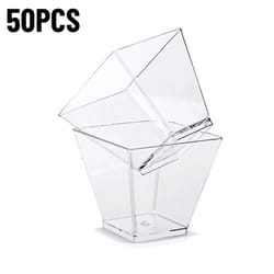 premium clear mini dessert cups disposable party & food serving cups