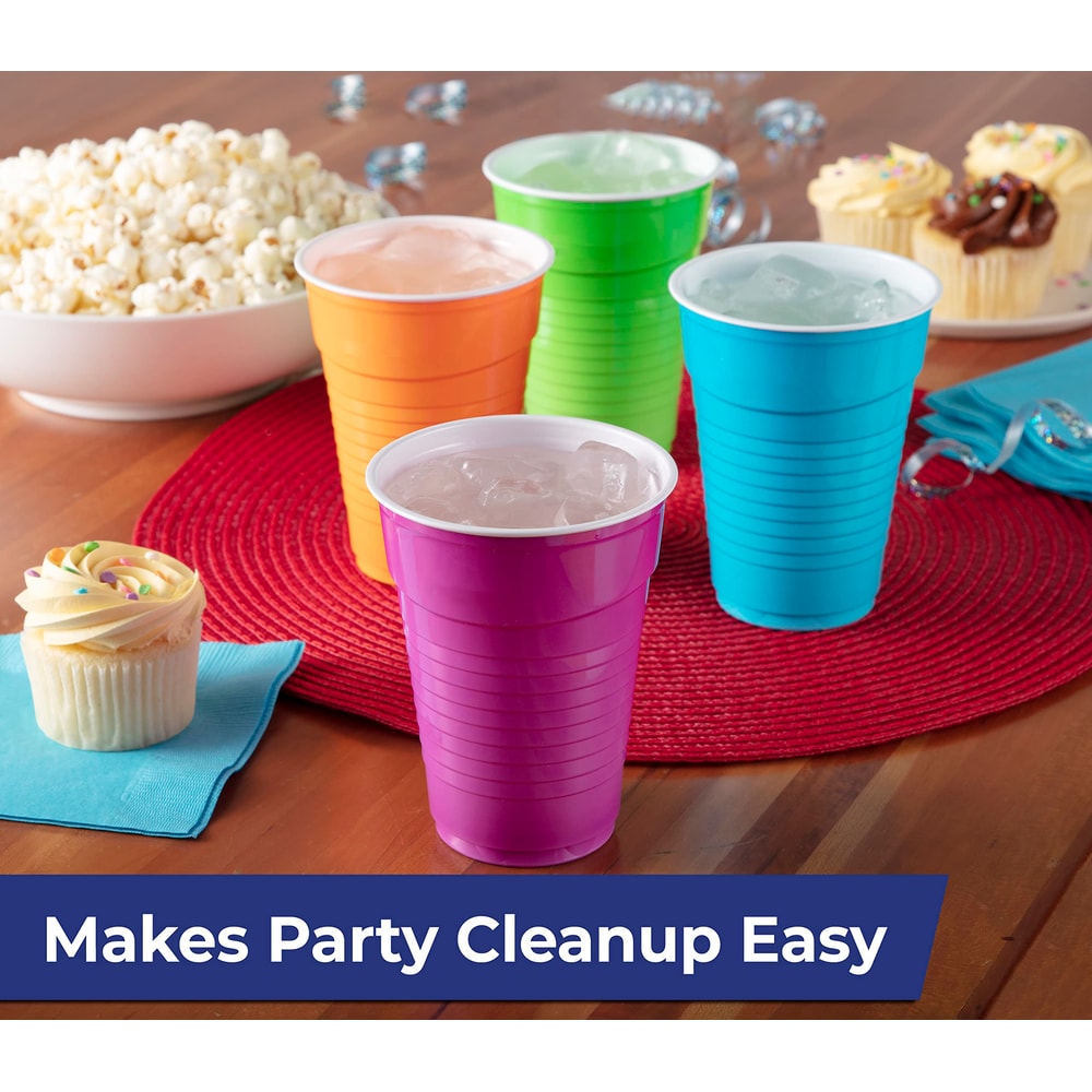 Party Disposable Plastic Cups Party Supplies For Weddings Birthdays 0