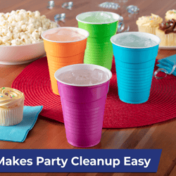 party disposable plastic cups party supplies for weddings & birthdays