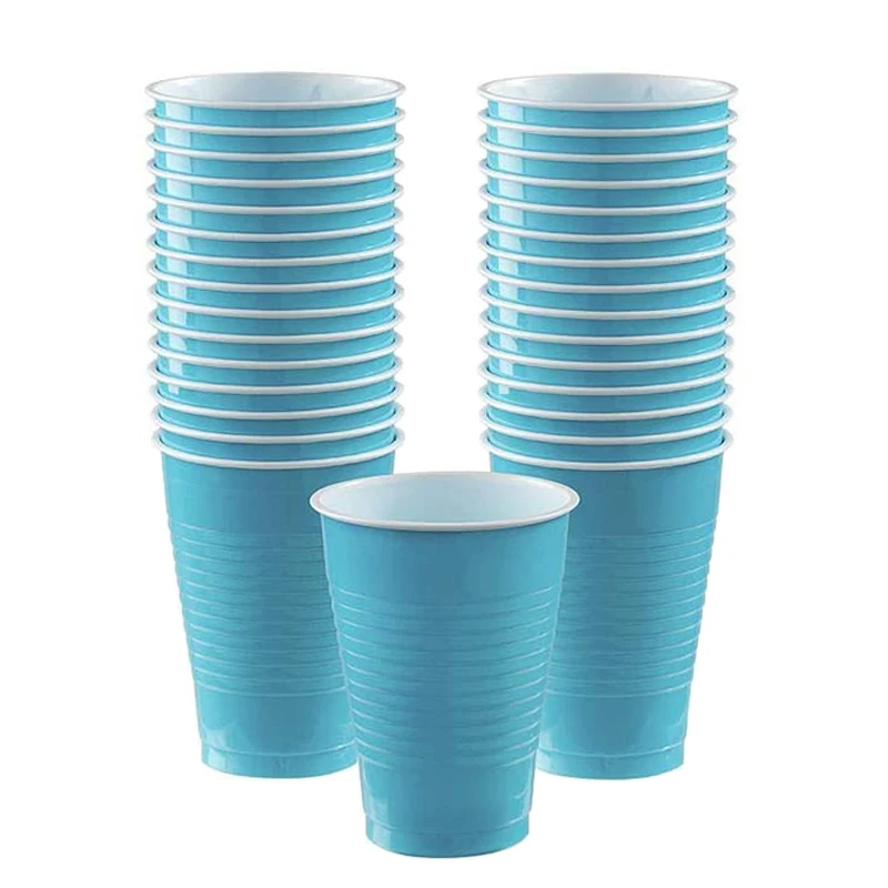 Party Disposable Plastic Cups Party Supplies For Weddings Birthdays 8