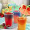 Premium Tropical Party & Cocktail Umbrella Straws Decorative Disposable Straws