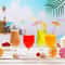Premium Tropical Party & Cocktail Umbrella Straws Decorative Disposable Straws