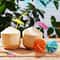 Premium Tropical Party & Cocktail Umbrella Straws Decorative Disposable Straws