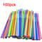 Premium Party Disposable Bendable Plastic Straws Pack