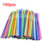 Premium Party Disposable Bendable Plastic Straws Pack