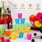 Mini Disposable Party Shot Cups Random Colors For Events Celebrations 2