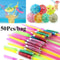 Premium Party Cocktail Umbrella Straws Tropical Drink Party Decoration Set 0