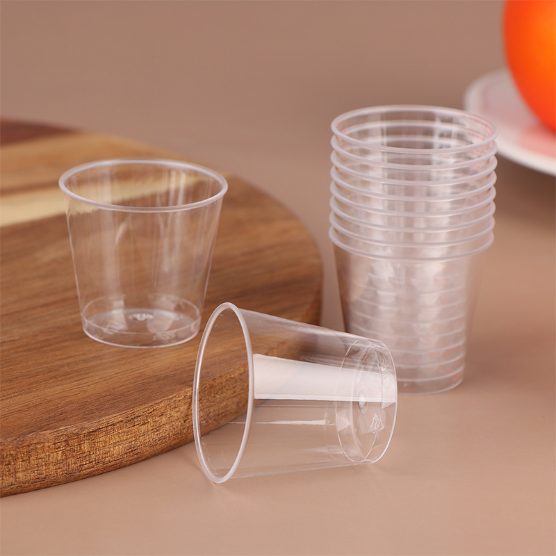 Premium Mini Plastic Cups Clear Disposable Tasting Cups Party Shot Glasses 1