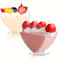 Heart Shaped Mini Clear Dessert Cups Portable Party & Tasting Disposable Cups