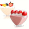 Heart Shaped Mini Clear Dessert Cups Portable Party & Tasting Disposable Cups