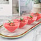 Heart Shaped Mini Clear Dessert Cups Portable Party & Tasting Disposable Cups