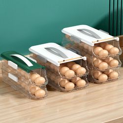 Plastic Egg Storage: Multi-layer Organizer for Fridge