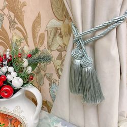 Tassels Curtain Tieback Clips: Home Decoration Accessories for Living Room Decor