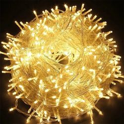 10M 20M 50M 100M Christmas Garland Lights LED String Fairy Light Festoon Lamp Outdoor Decorative Lighting for Wedding Pa