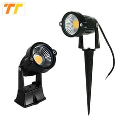 waterproof led cob spike lawn lamp for outdoor garden lighting | 5w-15w, ac85-265v/dc12-24v