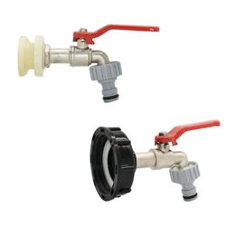 ibc faucet adapter: s60x6 thread nipple connector valve for 1000l water tank